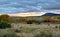 Thick rain clouds in Galisteo New Mexico