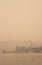 Thick smoke haze above Gas Works Park on September 12, 2020, Seattle, WA, USA