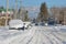 Thick Snow on Canadian Residential Streets