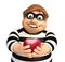 Thief with Apple