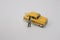 Thief man miniature figure with taxi