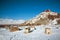 Thiksey Monastery in winter, Leh-Ladakh, India