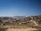 Thila village landscape view in rural yemen near sanaa