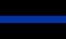 Thin blue line flag law enforcement symbol. American police flag . Symbol of remembering the fallen police officers on duty.