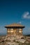 Thin Clouds Gather Over Observation Peak Fire Tower