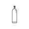 Thin line gas cylinder icon