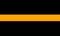 thin orange line flag