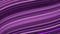 Thin purple colored lines with light flares. Animation. Wave like movements of the flat fibers, seamless loop.