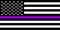 thin purple line flag