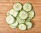 Thin Sliced Cucumbers