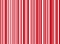 Thin and thick stripes with red color on white