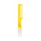 Thin yellow comb. Vector illustration on a white background.