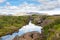 Thingvellir site, famous Icelandic landmark. Golden circle