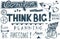 Think Big Positive Believe Attitude Concept