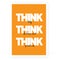 Think big, think different, think positive, vector