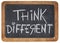 Think different on blackboard