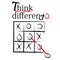 Think different t-shirt slogan design