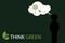 Think green concept background 2 - vector