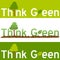 Think Green Concept Banner