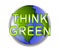 Think Green Planet Earth Icon