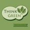 Think Green - Save The World sticker icon