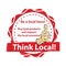 Think local. Buy local products