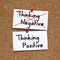 Think positive, do not negative