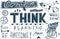 Think Thinking Analyse Launch Smart Concept