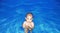 Thinking Baby in Pool