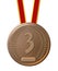 Third place bronze medal