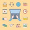 thirteen digital work icons