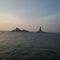 Thiruvalluvar statue in ocean at kanyakumari in tamilnadu india