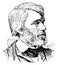 Thomas Carlyle, vintage illustration