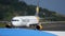 Thomas Cook Airbus A321 OY-TCF at Funchal Airport Taxi Behind a Thomson Airliner