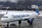 Thomas Cook airlines being towed in Innsbruck Airport, INN