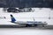 Thomas Cook airlines taxiing in Innsbruck Airport, INN