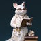 Thomas Harry Mouse Puddledaisy Statue: A Hyper-realistic Teacher Figurine