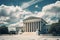 Thomas Jefferson Memorial in Washington DC, United States of America. American landmark. A vintage supreme court outside view with