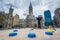 Thomas Paine Plaza and City Hall in Center City, Philadelphia, Pennsylvania