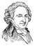 Thomas Paine, vintage illustration