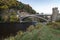 Thomas Telfords Craigellachie Bridge over the River Spey in Scotland