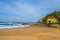 Thompsons bay beach, Picturesque sandy beach in a sheltered cove with a tidal pool in Shaka`s Rock, Dolphin Coast Durban north KZ