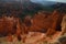 Thor`s Hammers At Dawn In Bryce Canyon Formations Of Hoodos. Geology. Travel.Nature.