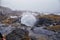 Thor`s Well Views Cape Perpetua on Oregon Coast Spouting Horn Captain Cook Trail. Yachats