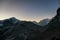Thorung La Pass - Sunrise in high Himalayas