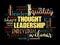 Thought Leadership word cloud, business concept background