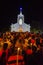 Thousand of devotees light up the candle during St Anne festival.