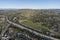 Thousand Oaks California Homes and Freeway Aerial