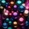 Thousands of colorful balls together - ai generated image