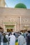 Thousands of people visit the tomb of Hazrat Muhammad every day.